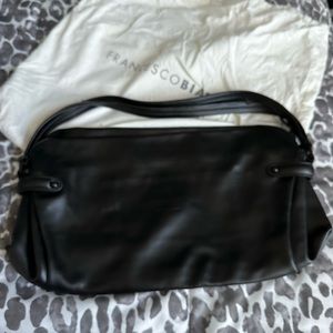 NWOT Francesco Biasia leather shoulder tote bag